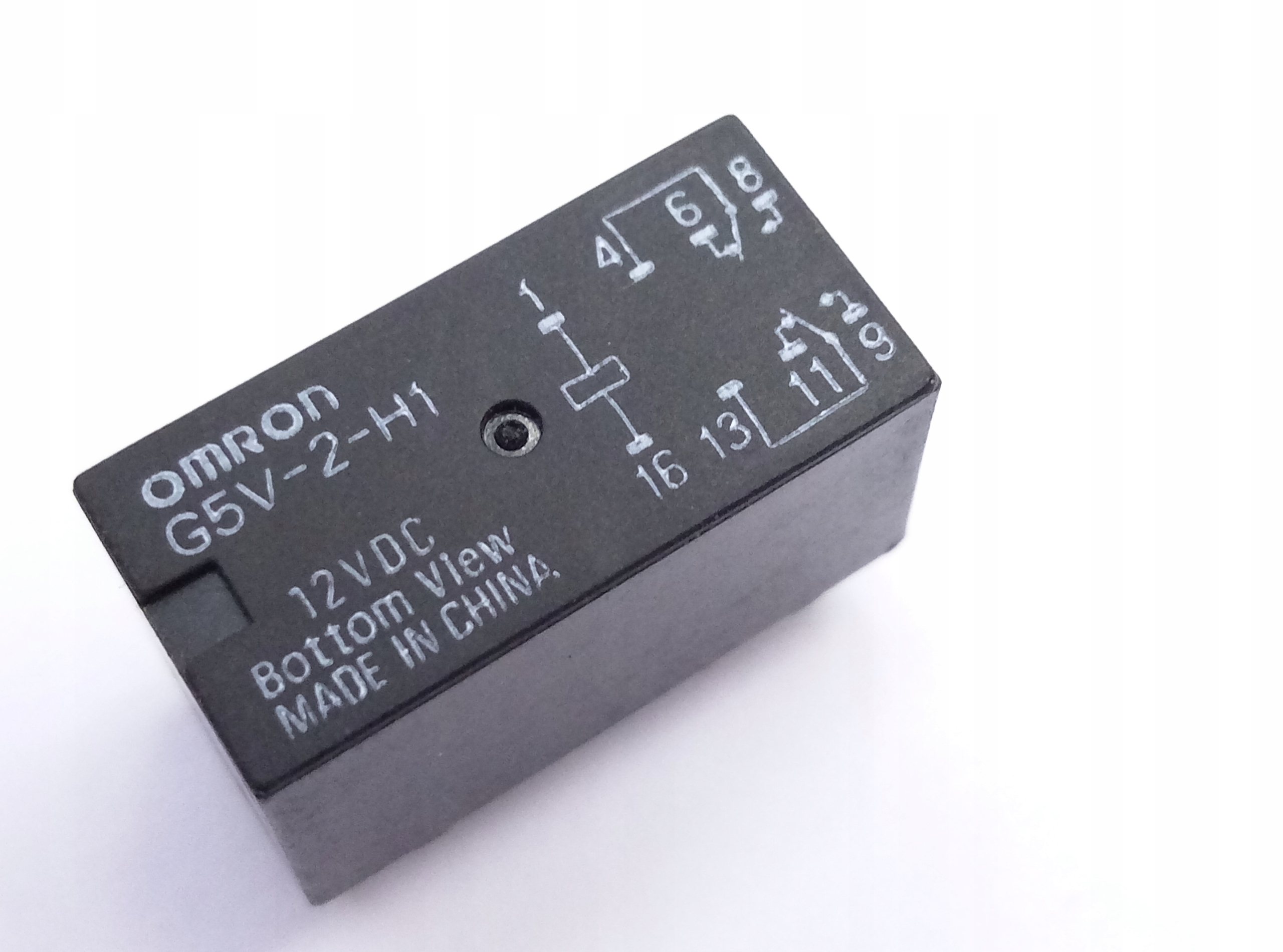[2szt] Przekaźnik G5V-2-H1-12VDC sensitive cewka 12Vdc 2A 60W Dpdt Omron