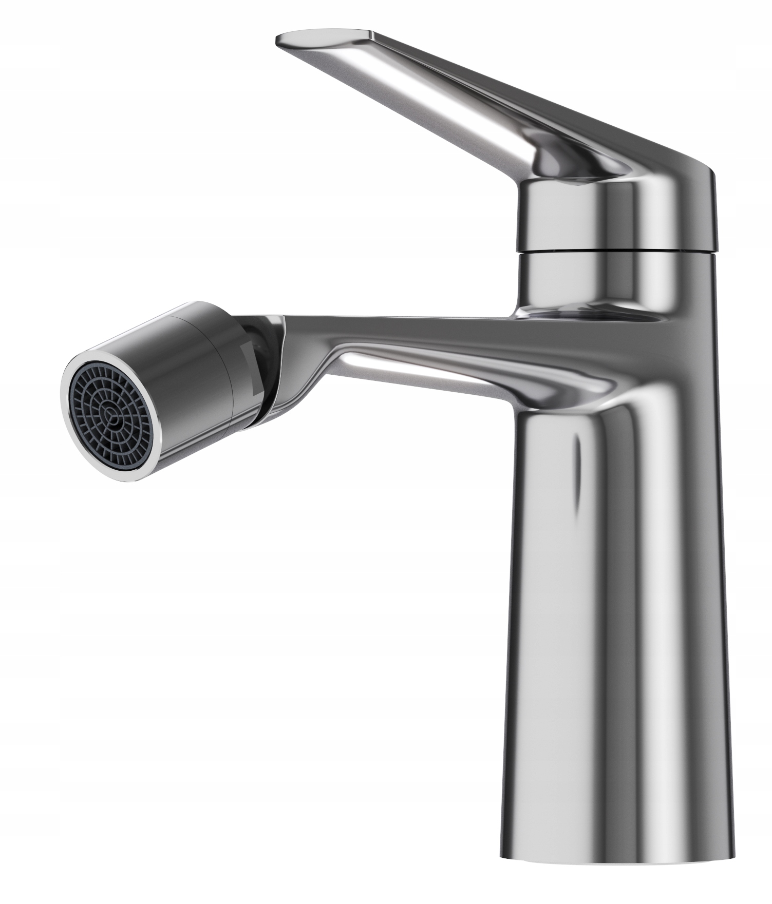 Bidetová Batéria Nave Strieborná Kúpeľňová Mosadzná, Stojaca, Chrómová, Kohútik