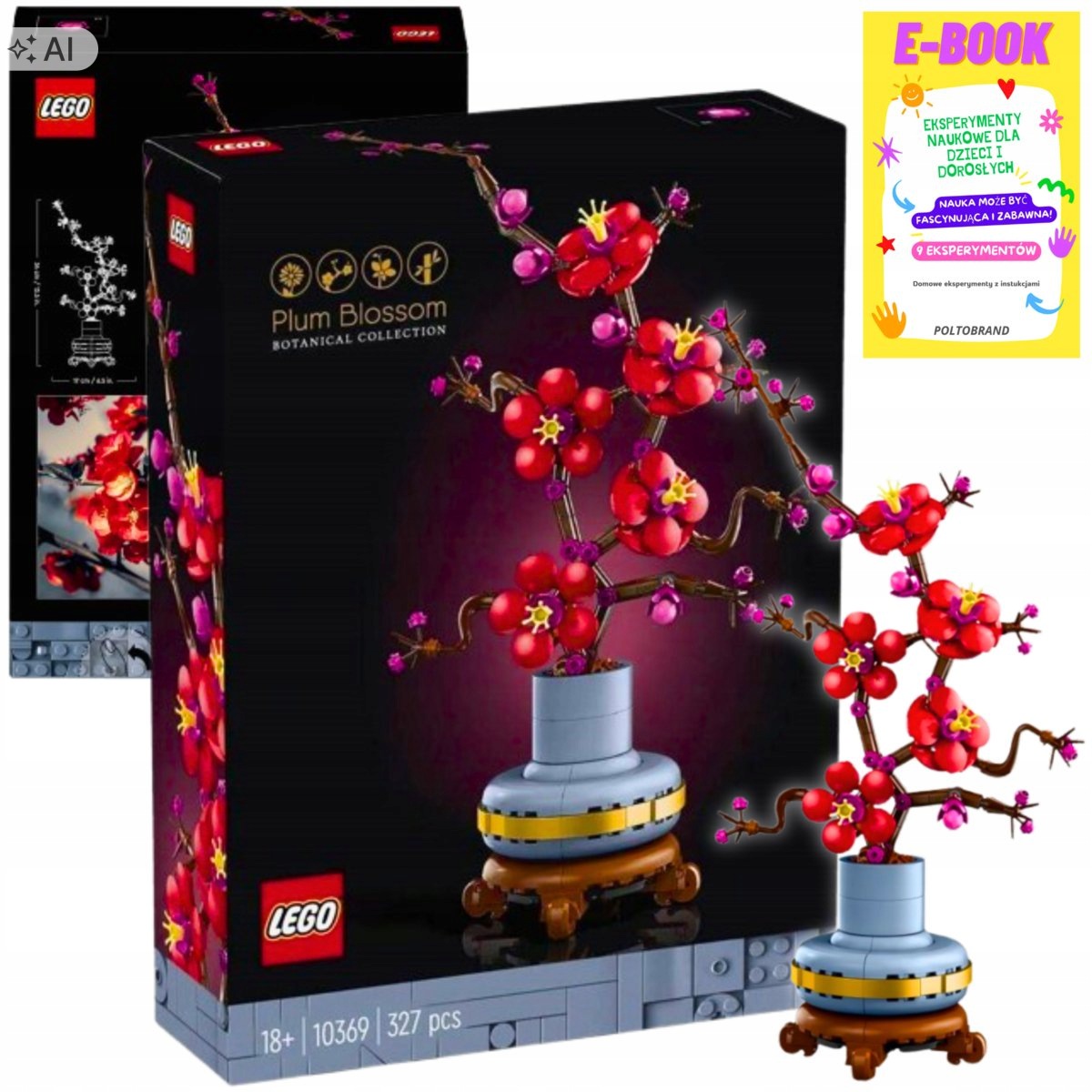 Lego Kwiaty Botanical Śliwy Dla Niej Ebook