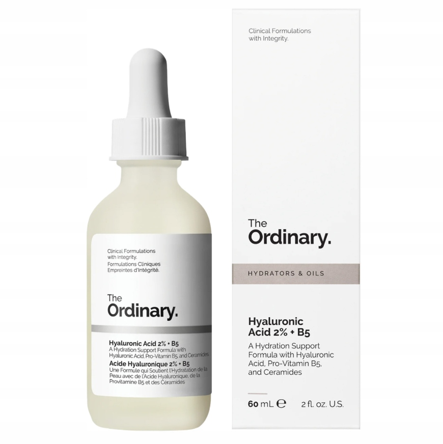 The Ordinary Hyaluronic Acid 2% B5 Hydratační Sérum na Obličej 60 Ml
