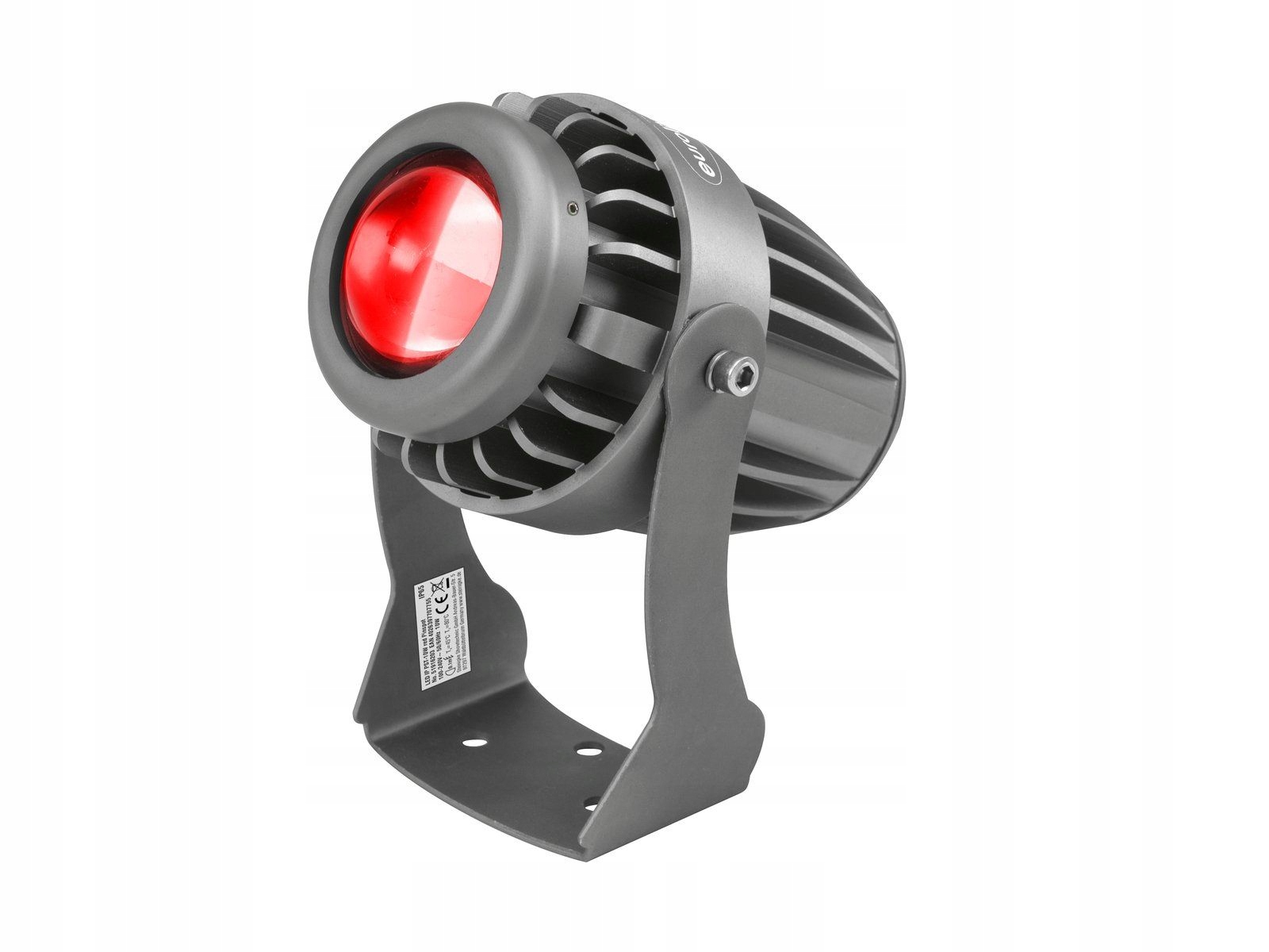 EUROLITE LED IP PST-10W Pinspot czerwony