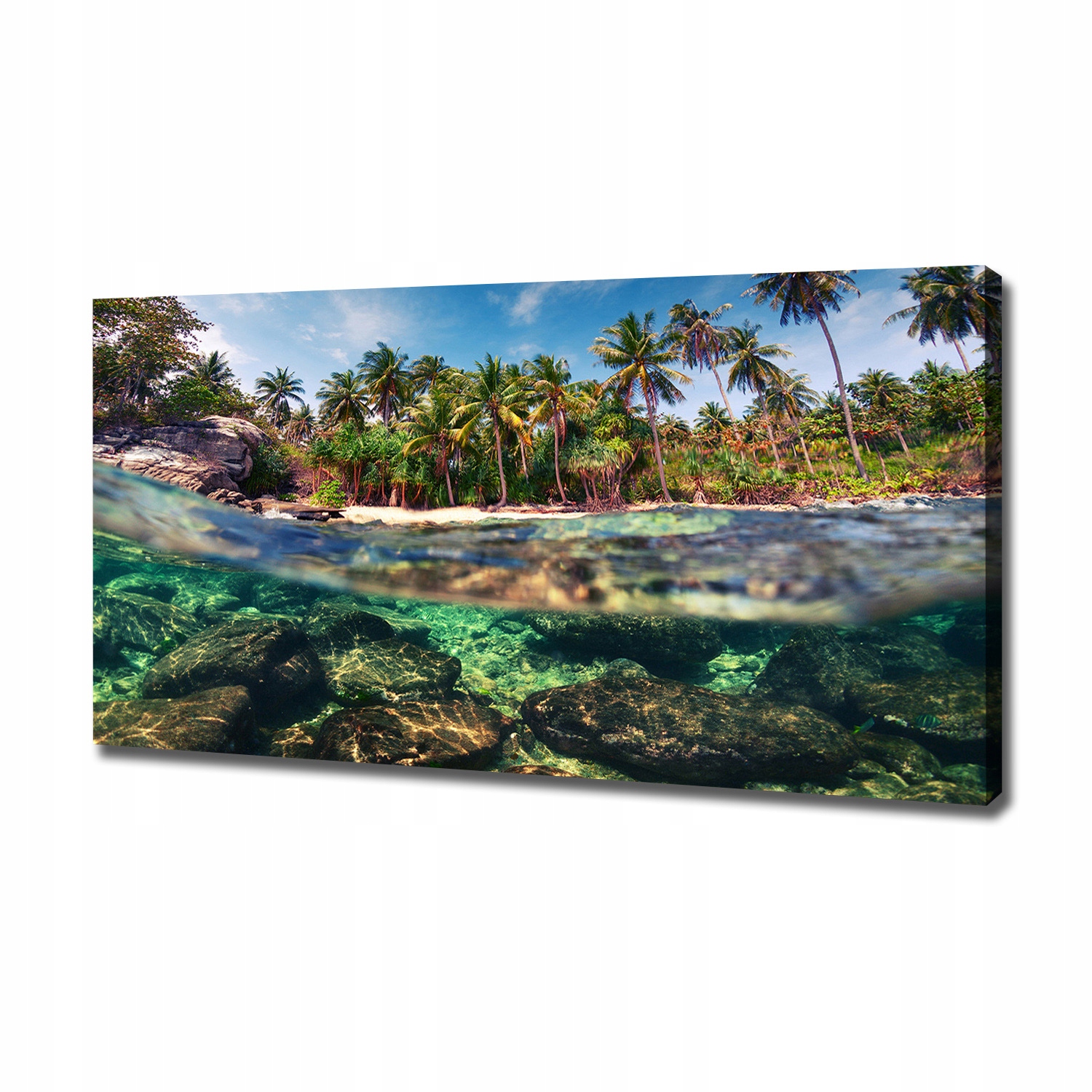 

Foto obraz na płótnie Tropikalna plaża 120x60 cm