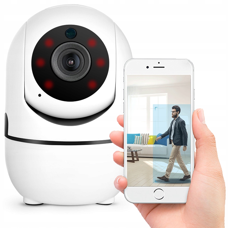 

Kamera Wewnętrzna Obrotowa Ip Wifi Detekcja 360°
