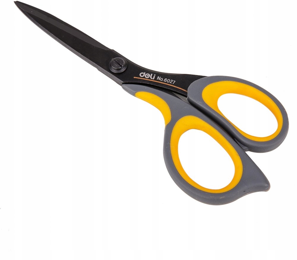 NOŻYCZKI BIUROWE ERGONOMICZNE 17,5cm STAL NIERDZEWNA Deli Ergo Marka Deli