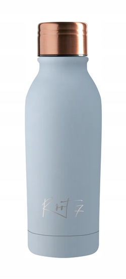 Termos Stalowy Butelka Termiczna na Kawę Herbatę Niebieski 350 ml ROOT7