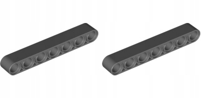 

Lego Liftarm 1x7 32524 ciemny szary 2 szt