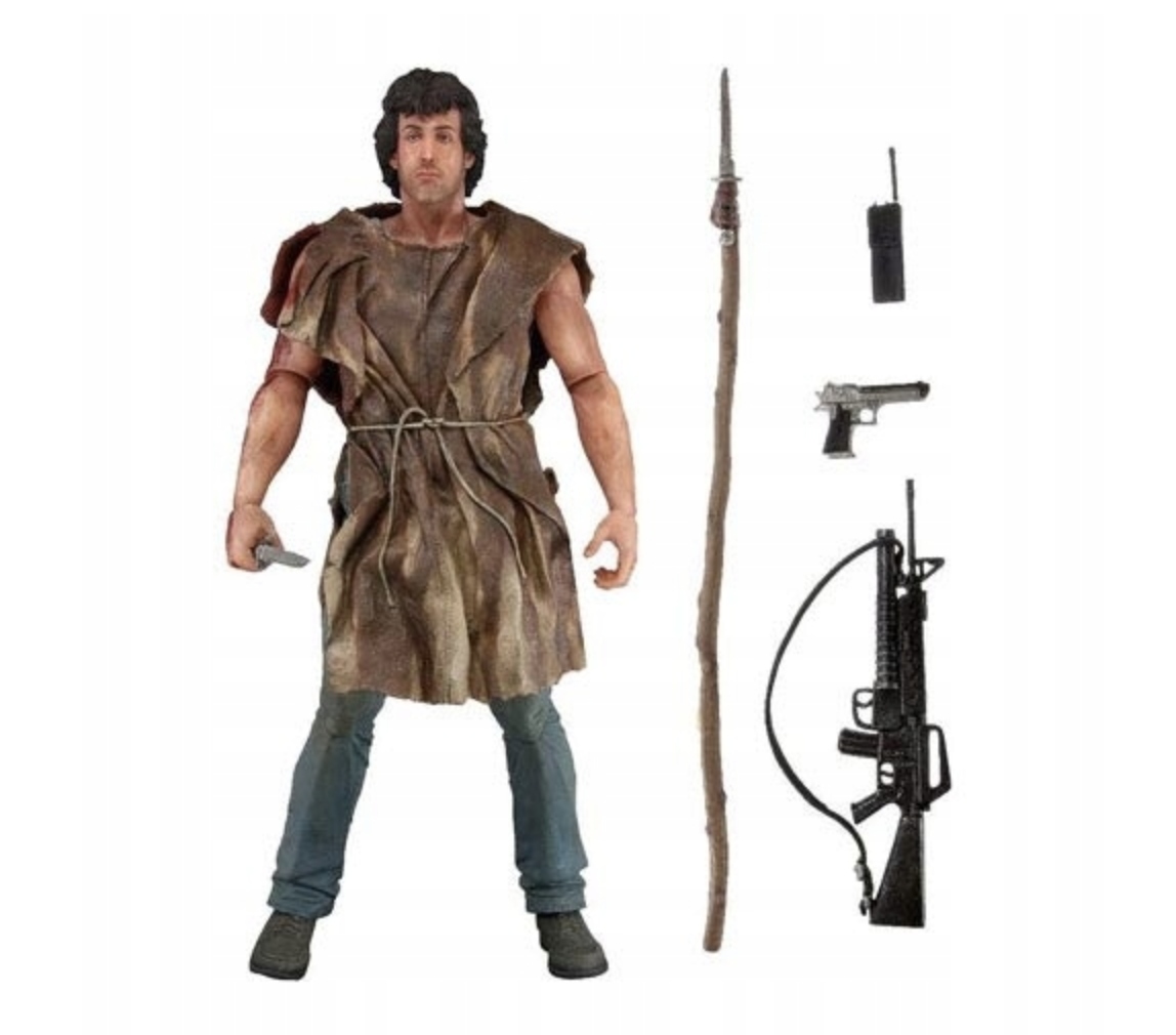 Figurka John Rambo První krev Sylvester Stallone 19 Cm pohyblivá