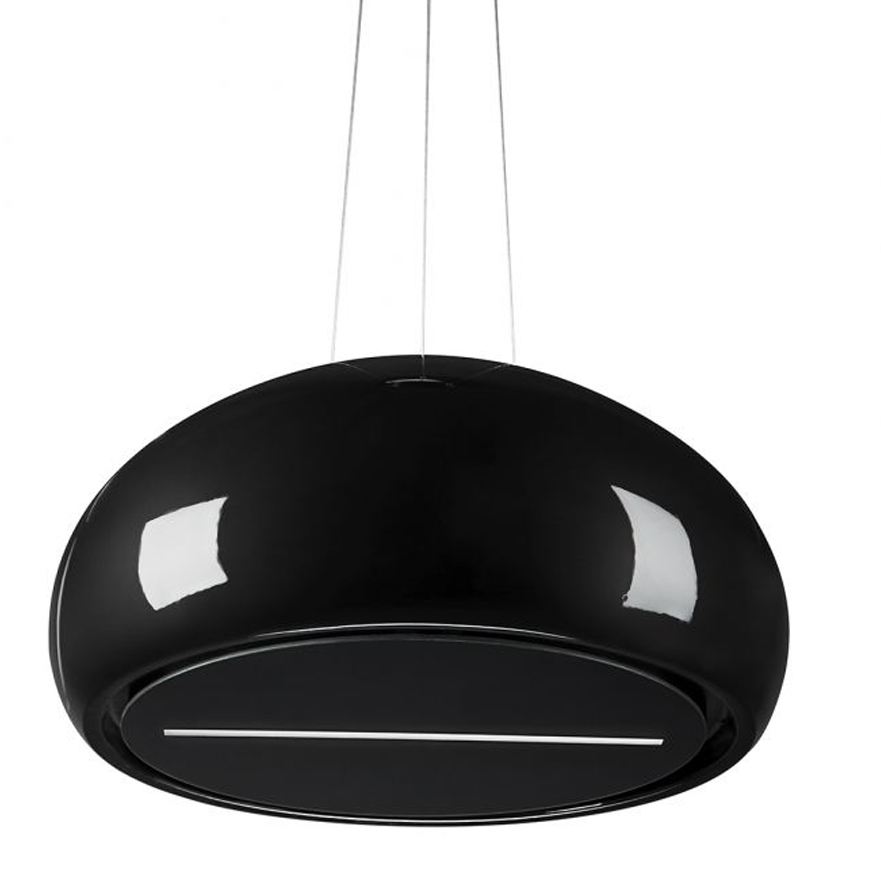 Okap Kuchenny Wyspowy Na Linkach Nad Wyspę Nortberg Ceramic Czarny Pilot