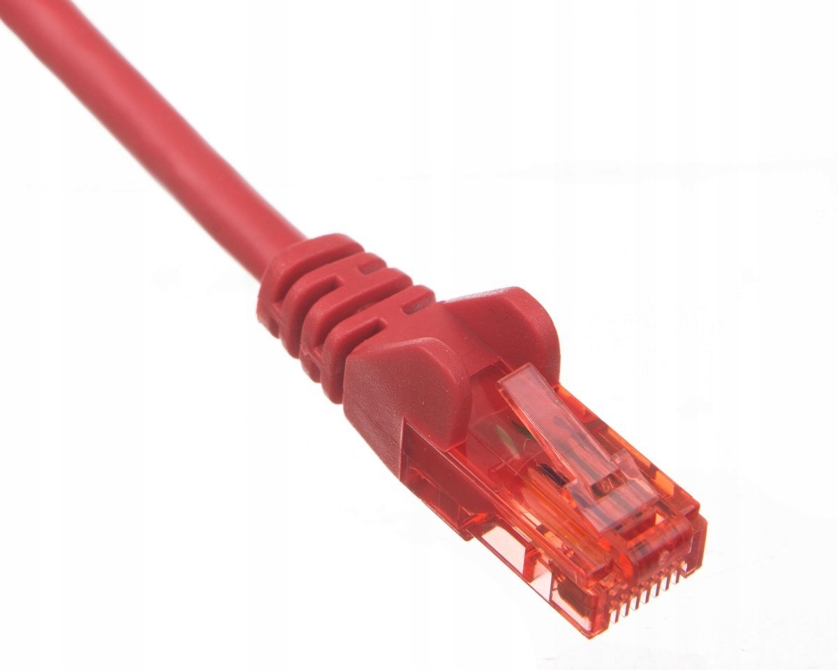 

Kabel patchcord U/utp kat.6 Cca czerwony 0,25m