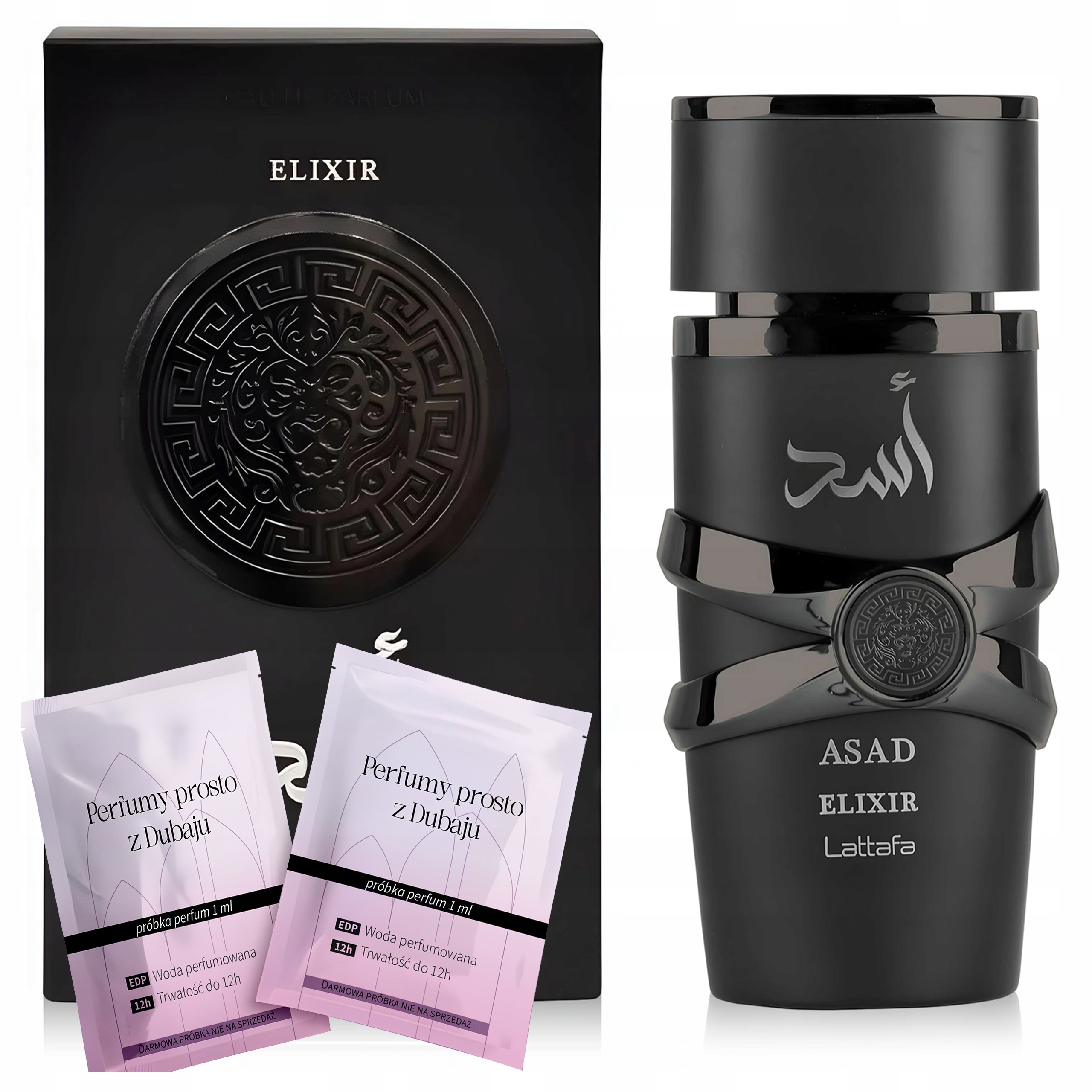 Parfém Pánské Arabské Lattafa Asad Elixir Dlouhotrvající Originální 2 Vzorky