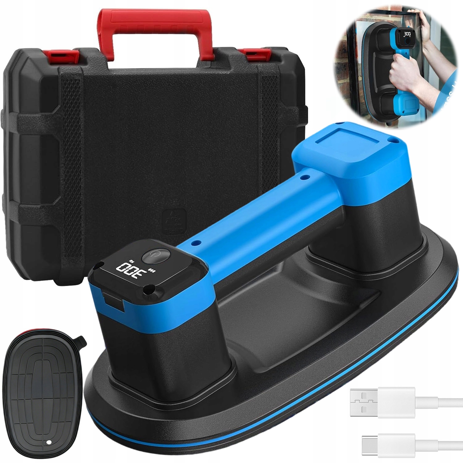 Přísavka Na Dlaždice Slinuté Dlažby Sklo, Elektrický Držák