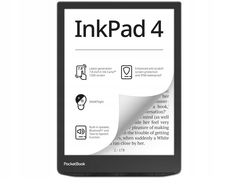 Czytnik ebook PocketBook Inkpad 4 32 Gb 7,8 cali Stardust Silver
