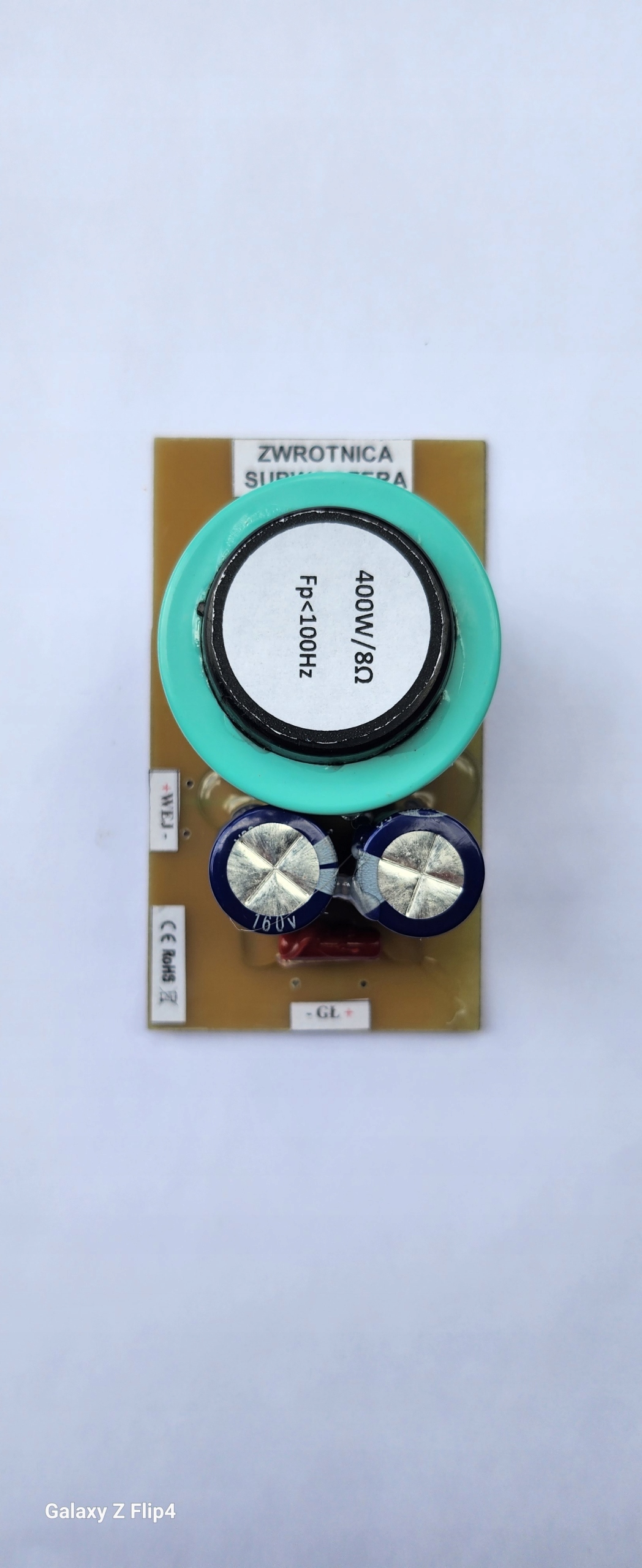 Subwooferová výhybka Sub 400W 8 ohm Polsko