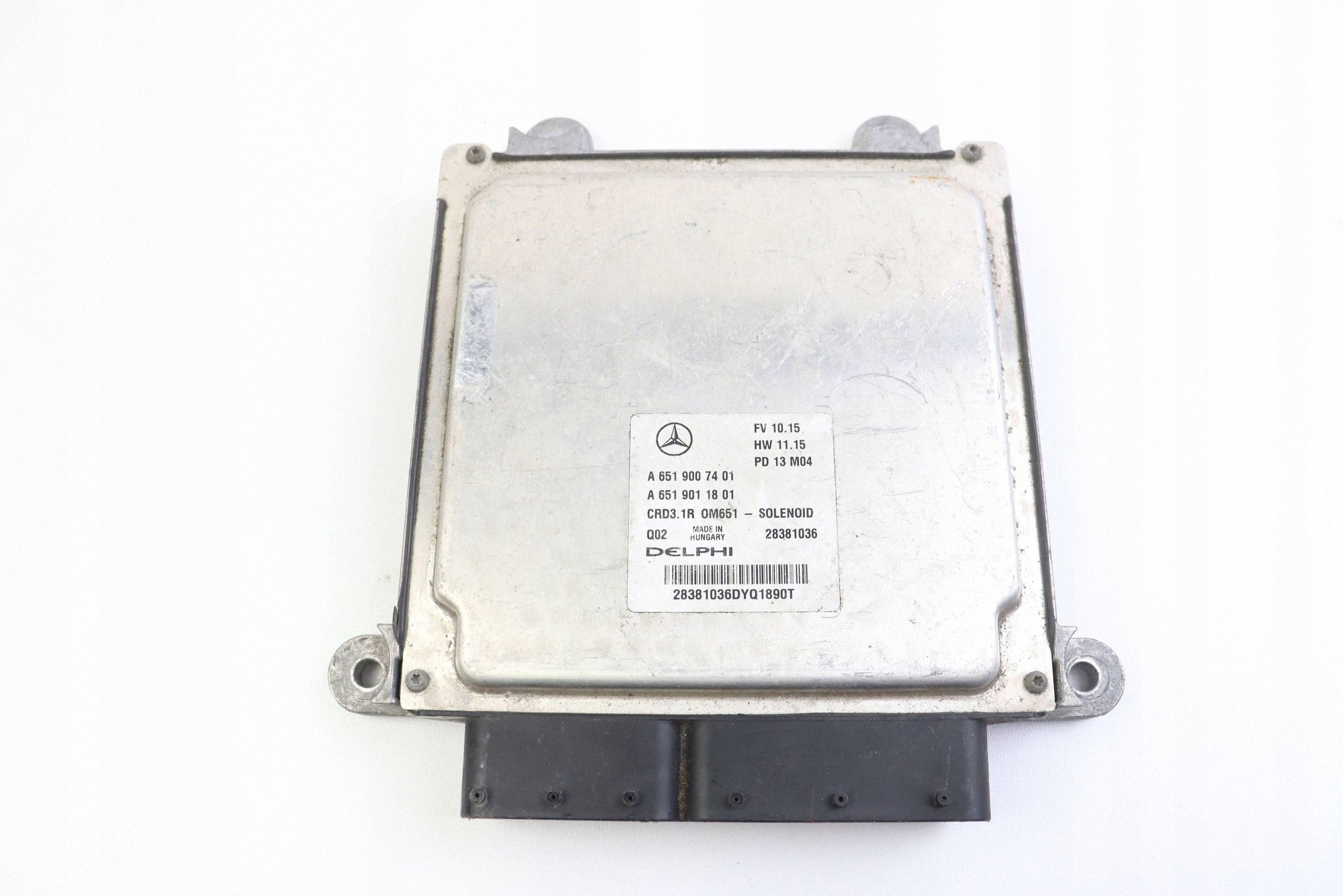 MERCEDES W211 204 module control unit of the engine 2.2 CDI A6519007401 A6519011801