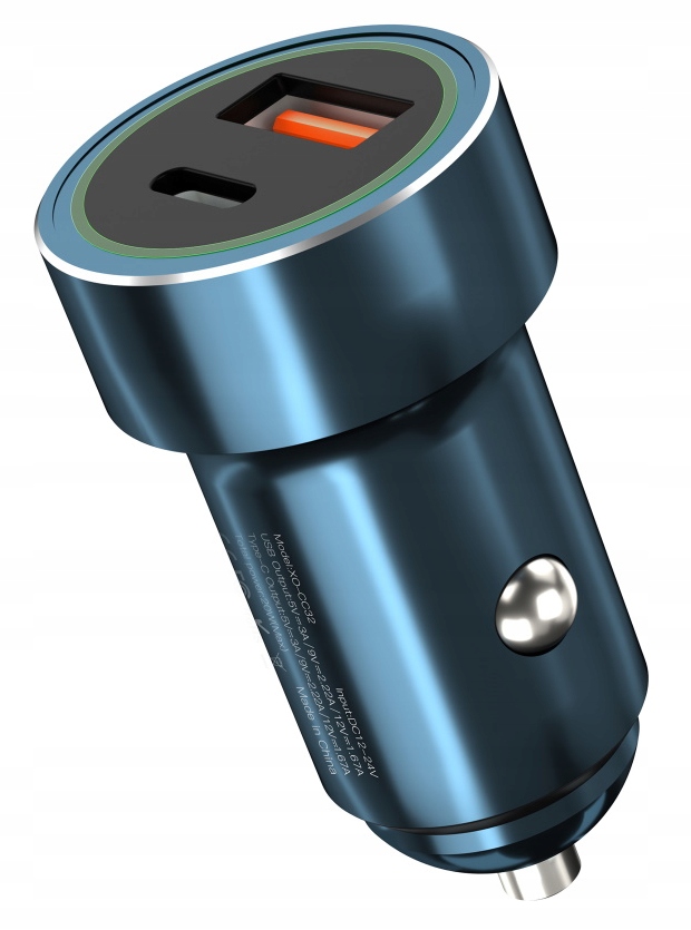 

Xo Wtyczka Ładowarka Samochodowa Usb 30+ Usb-c 20W