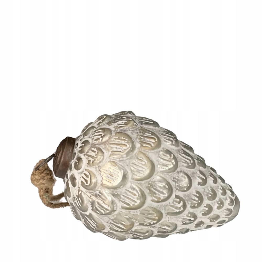 BOMBKA SZYSZKA SZKLANA DEKORACJA ŚWIĄTECZNA