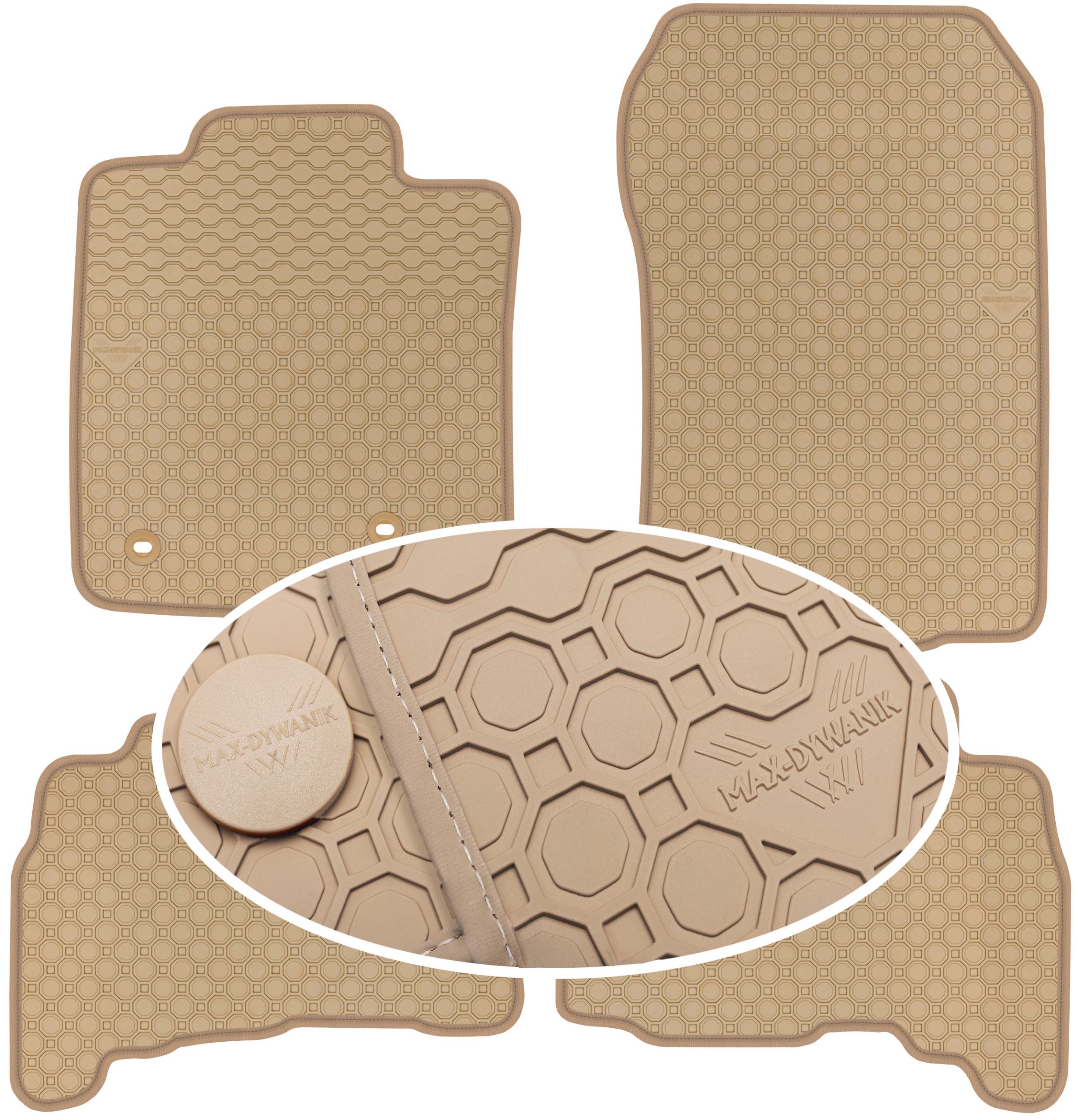 Toyota Land Cruiser J150 od roku 2017. Gumové rohože PrimeLiner