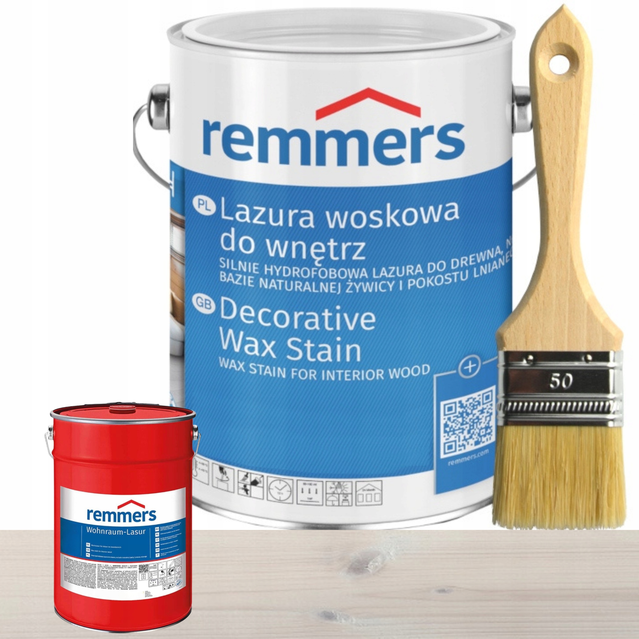 Remmers Vosková lazura do interiéru 10L Bílá