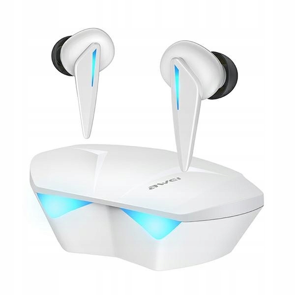 Awei Sluchátka Bluetooth 5.0 Tws Gaming T23 Bílá