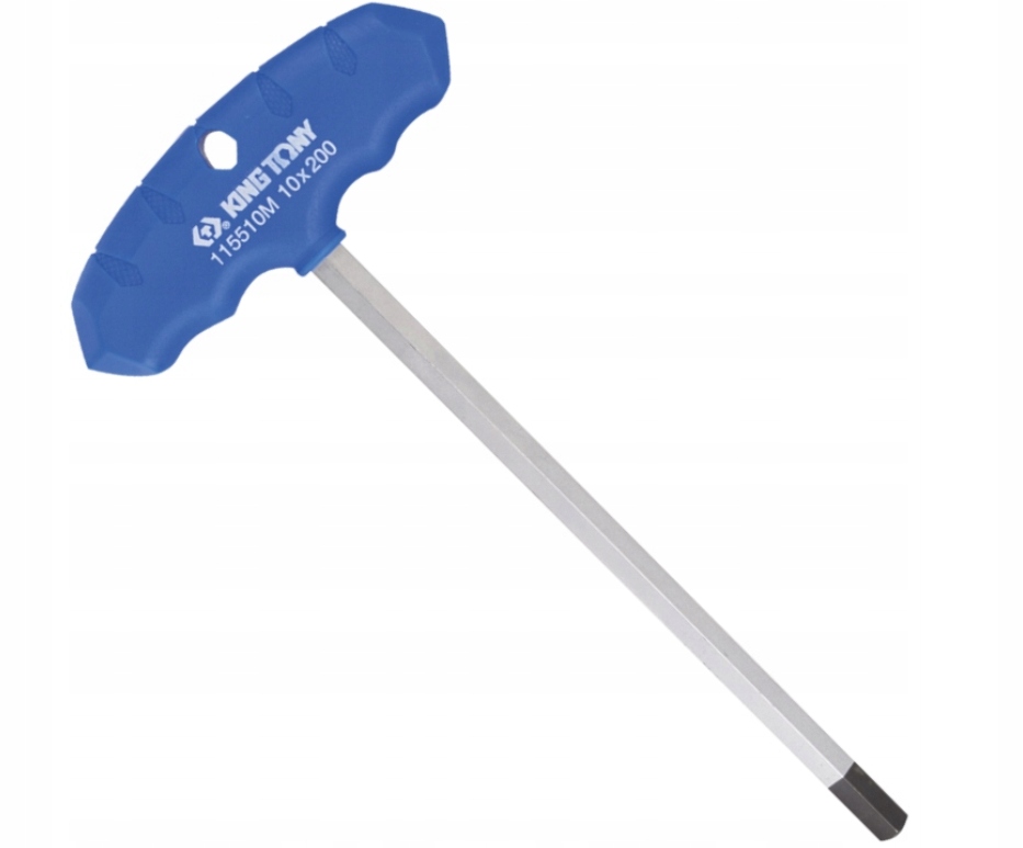 KLUCZ IMBUS DŁUGI HEX 8mm x 200mm H8 typ "T" RĄCZKA KING TONY 115508MR