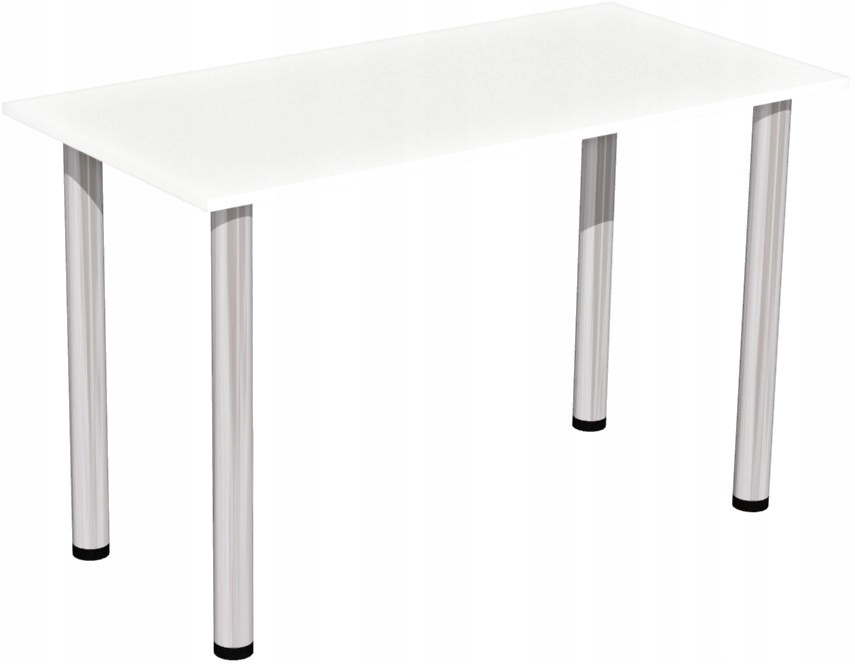 

Stół Stolik Do Salonu Pokoju 120x60 Biały Chrom