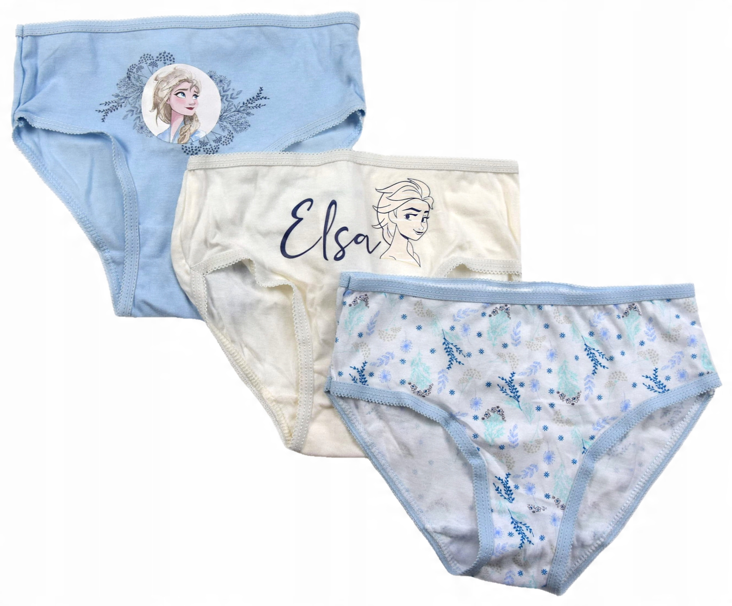 

3-PACK Slipy Majtki Kraina Lodu Elsa 128/134