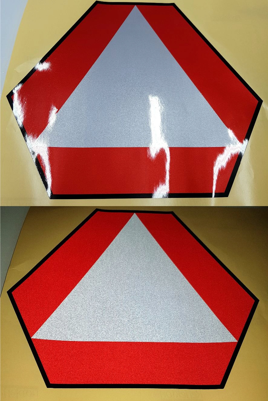 NAKLEJKA TRÓJKĄT OSTRZEGAWCZY WOLNOBIEŻNY 25CM #1 Producent części DesignArt
