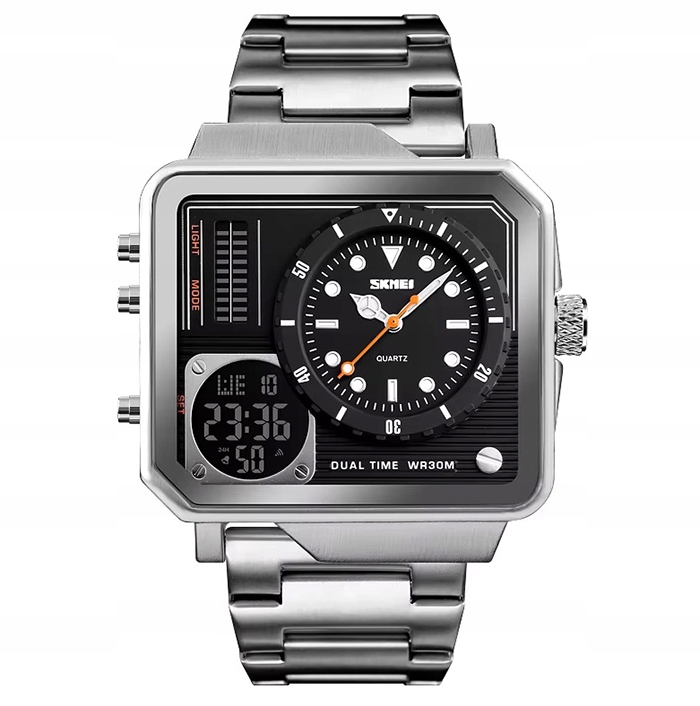 Pánské hodinky Skmei elektronický náramek s mnoha funkcemi