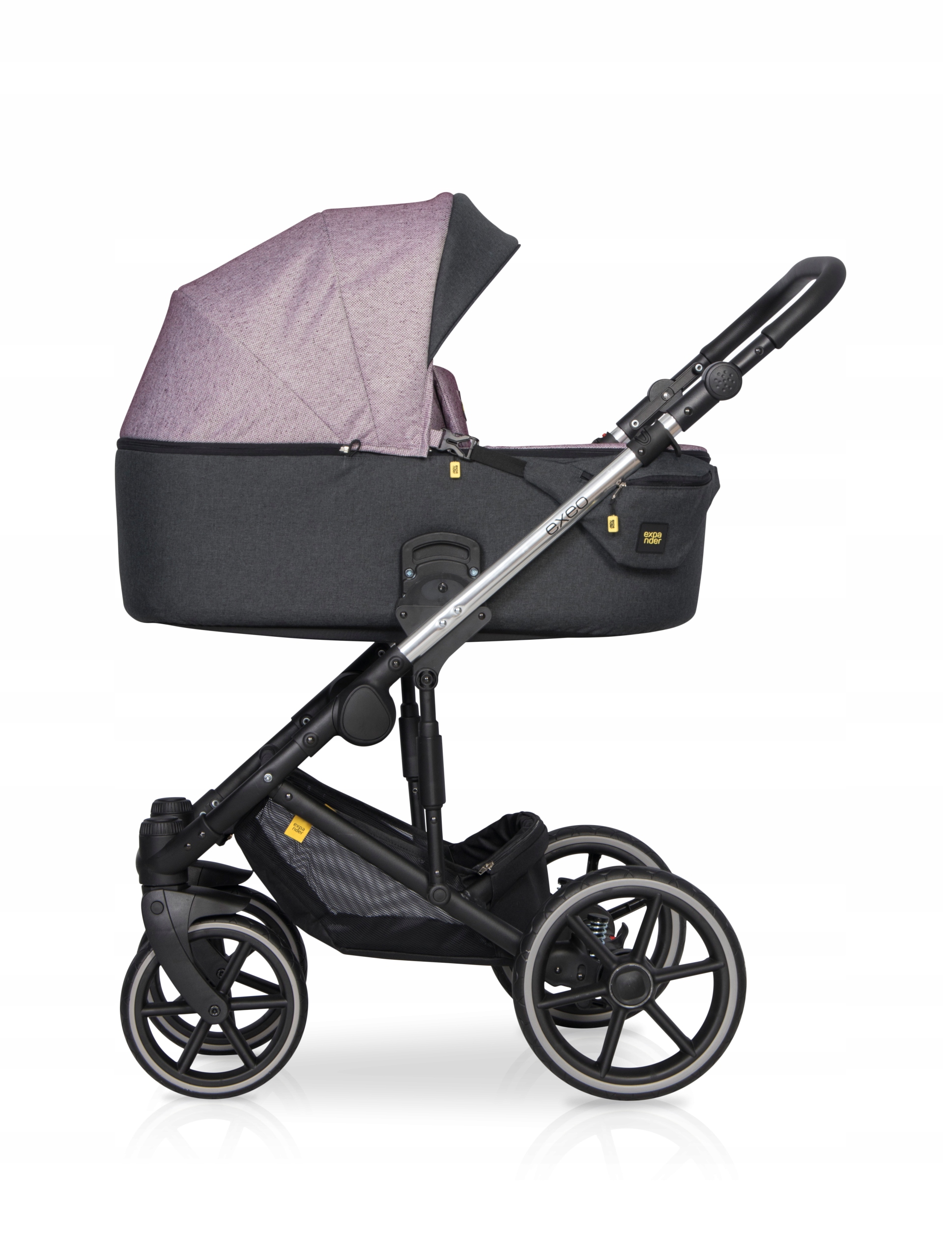 Wózek wielofunkcyjny Expander Exeo 2w1 DUŻE KOŁA Kolor Odcienie fioletu
