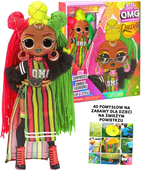 DUŻA LALKA LOL OMG SUPRISE AŻ 20 AKCESORII PREZENT