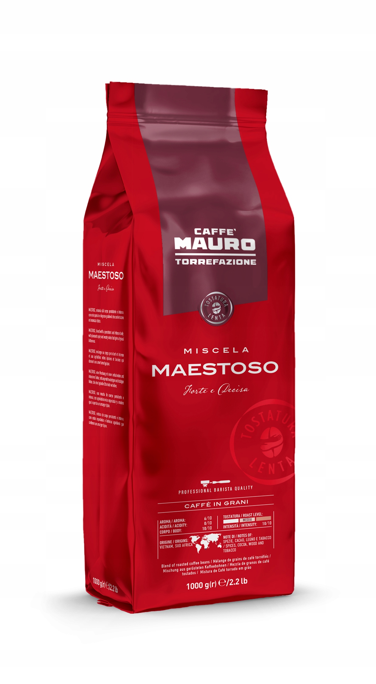 Kawa Mauro Miscela Maestoso Ziarnista 1kg