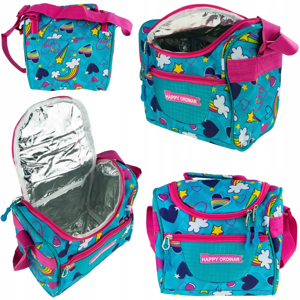 

Lunch Bag Torba Termiczna Dziecięca Niebieska