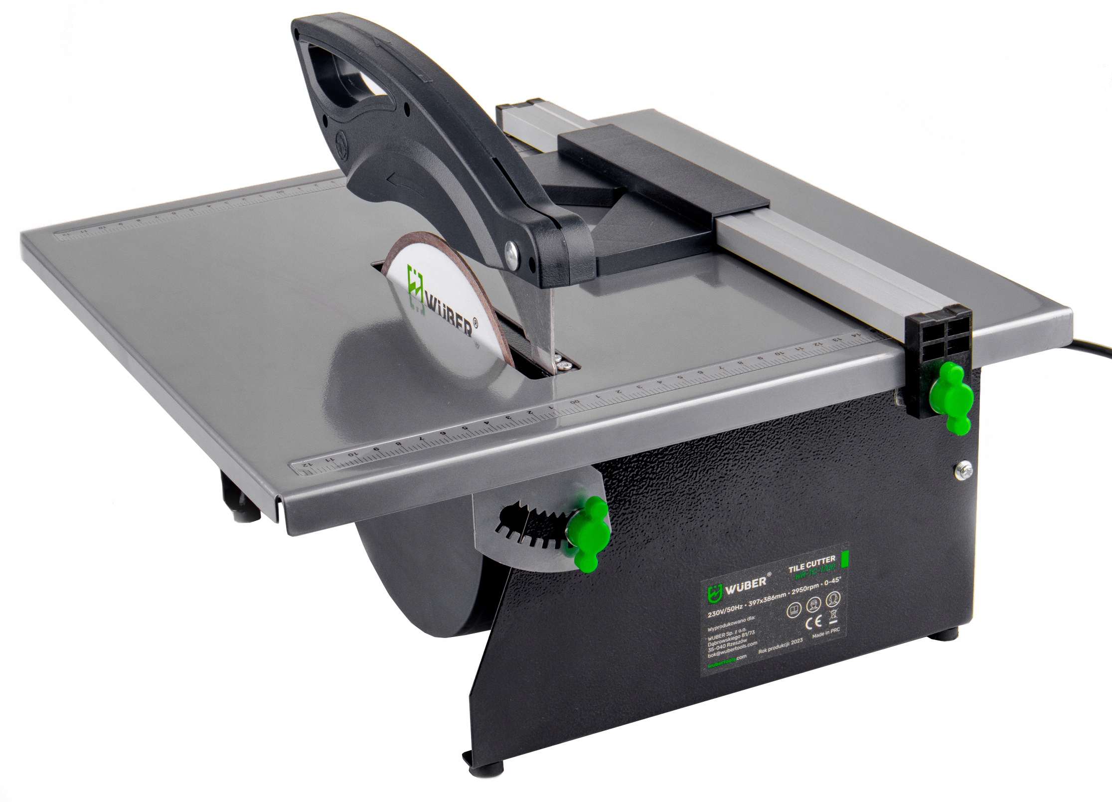 PIŁA STOŁOWA PRZECINARKA PŁYTEK STOLIK DO GLAZURY NA MOKRO SUCHO REGULACJA Maksymalna moc 1700 W