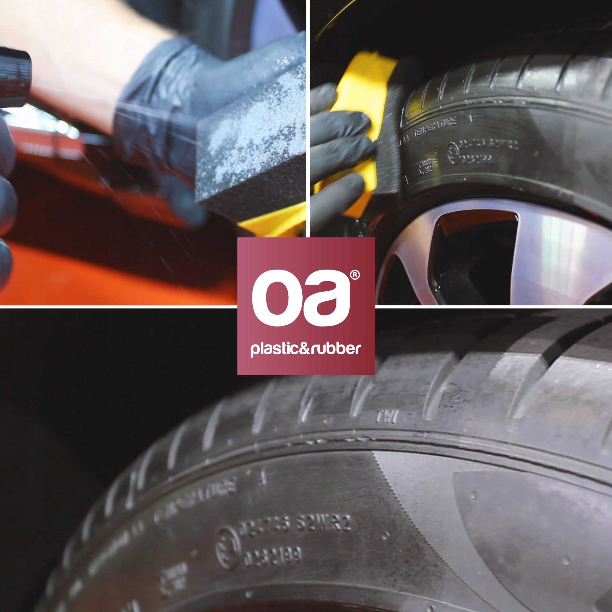 Zestaw Mikrofibra + Impregnat do OPON PLASTIKU GUMY samochodu 500 ml OA Stan opakowania oryginalne
