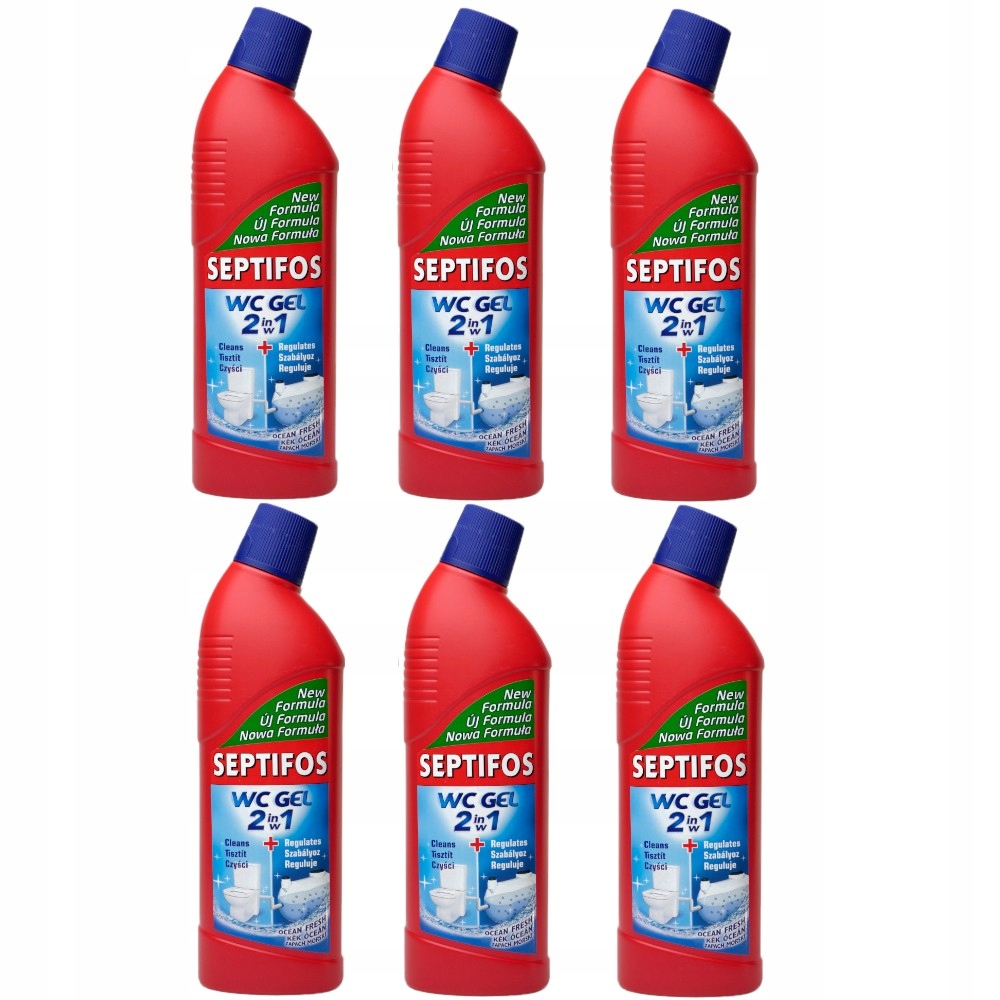 

Septifos Żel Wc 2w1 Bezpieczny dla Szamba 6 sztuk