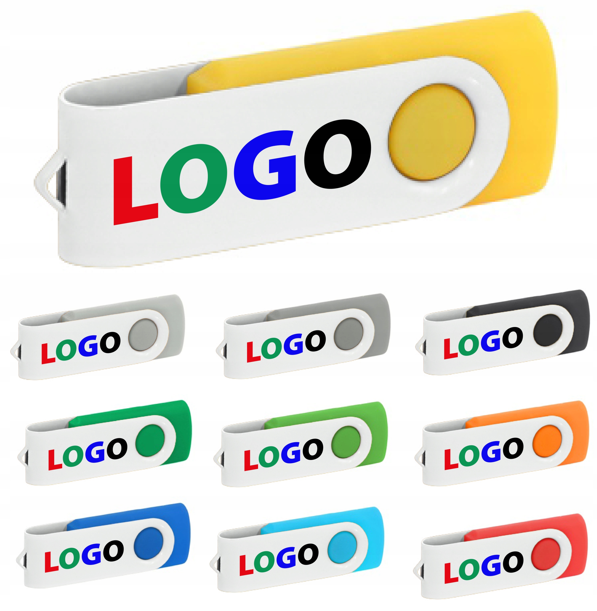 Pendrive twister 16GB usb2.0 s potiskem, logo 10 ks