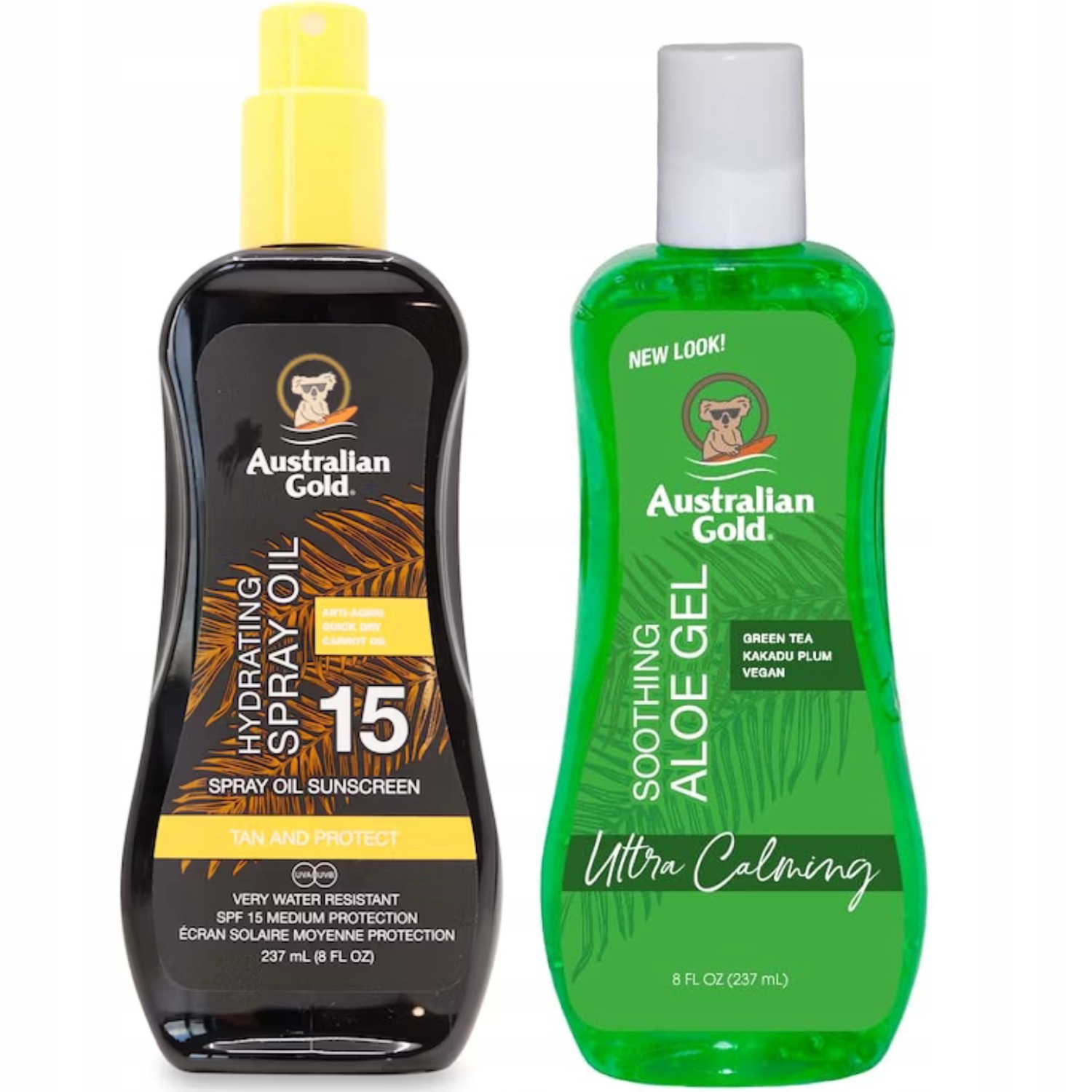 Australian Gold SPF15 Ochranný olej Ve Spreji Aloe po opalování