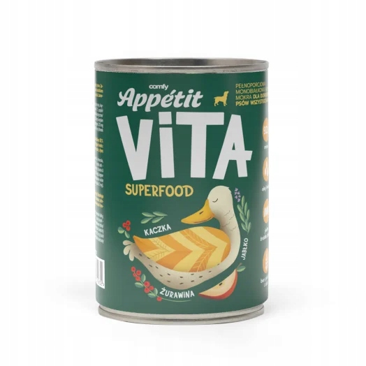 Levně Comfy Appetit Vita – vlhké krmivo monoproteinové s kachnou