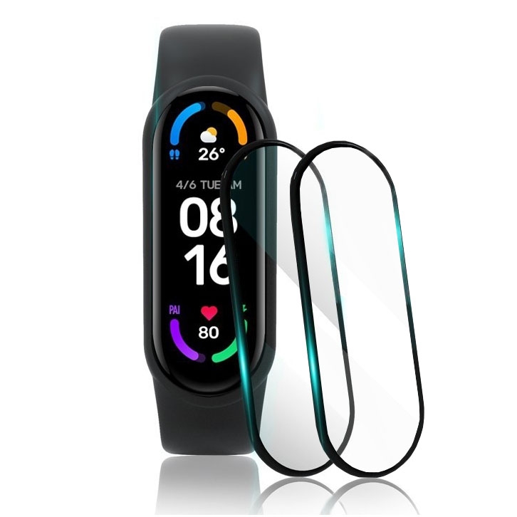

2x Szkło do Xiaomi Mi Smart Band 6 Nfc, Full Cover