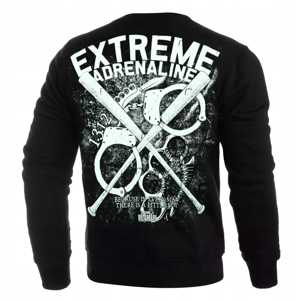 Pánská Mikina klasická Extreme Adrenaline Little Boy Toys Kastet vel. XL