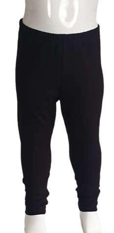 

Legginsy getry czarne bawełna dziewczęce R.104
