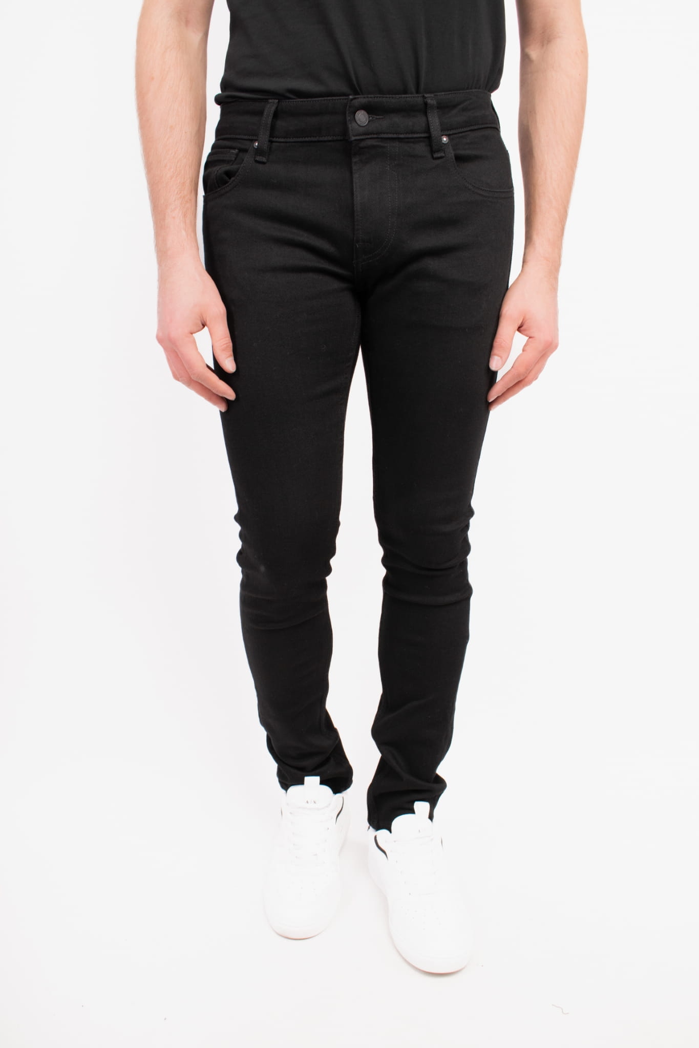 Pánské džíny Guess M2YAN1 D4Q51 černé Pants: 29/32