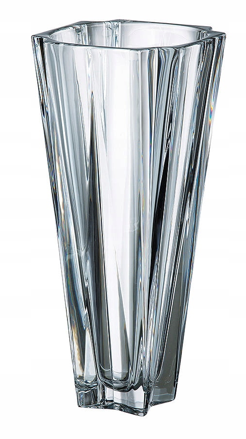 Bohemia Metropolitan Váza 35 cm sklenený krištáľ elegantný na kvety