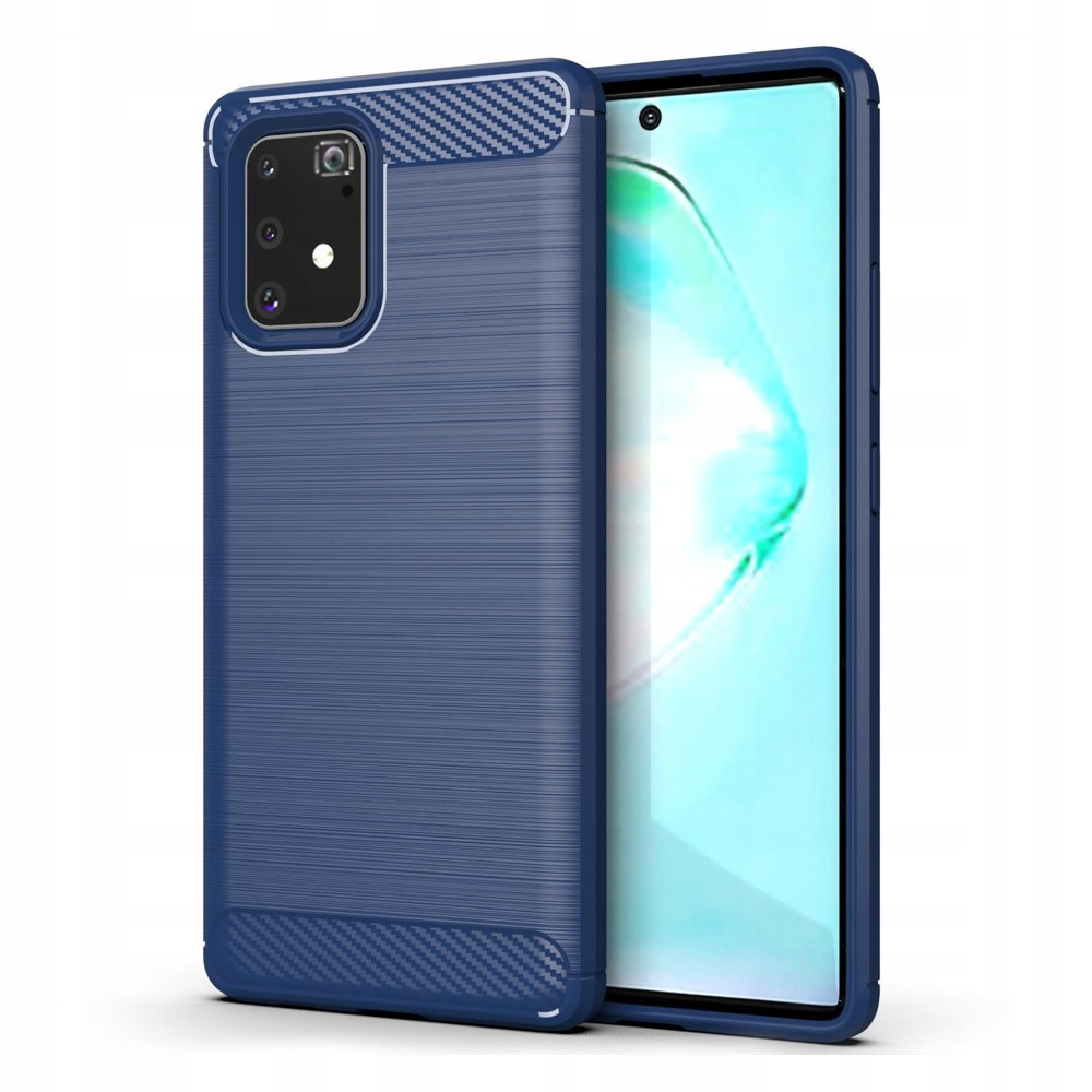 

Carbon Case niebieskie etui do Samsung S10 Lite