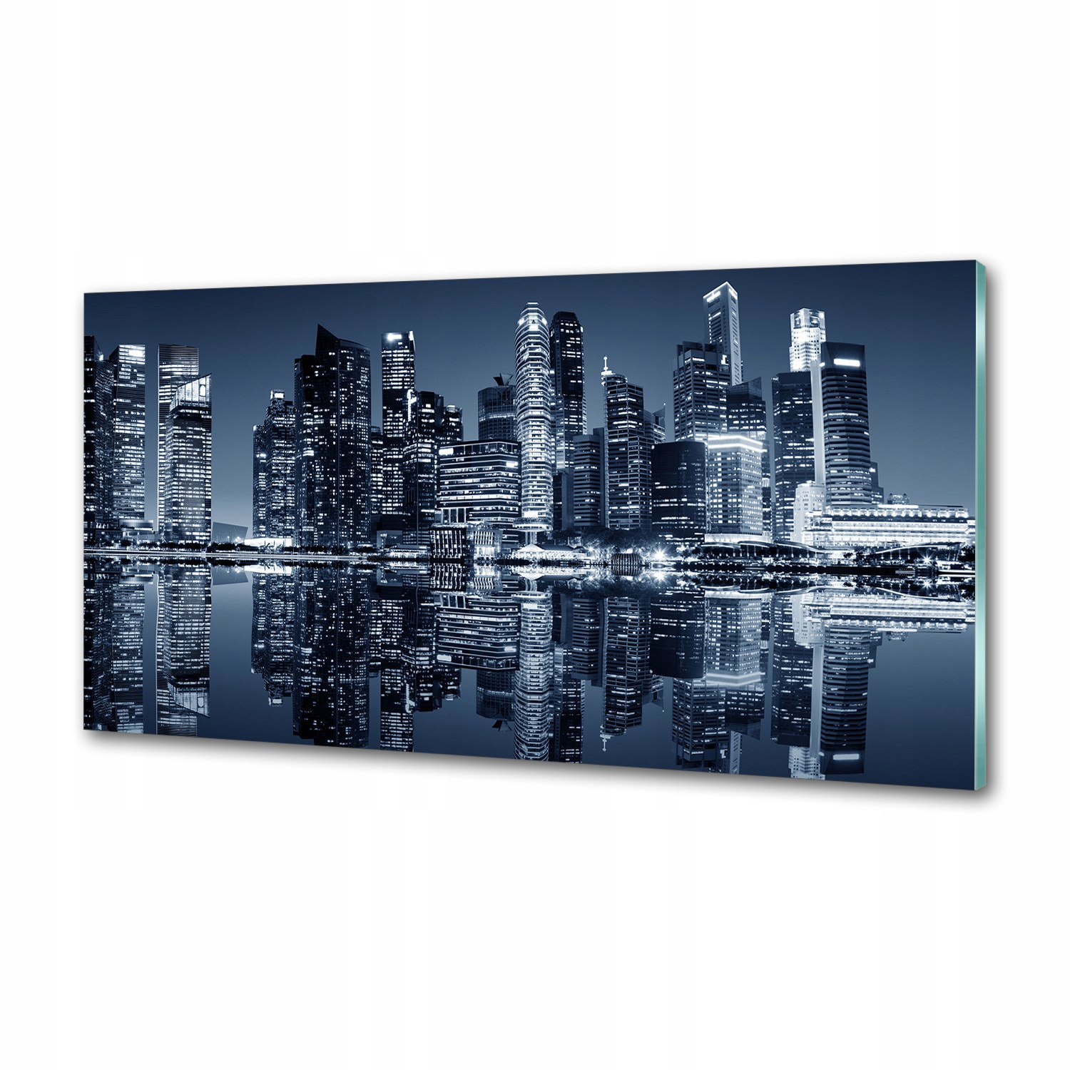 Panel do kuchyne Singapur v noci 100 x 50 cm Lepidlo