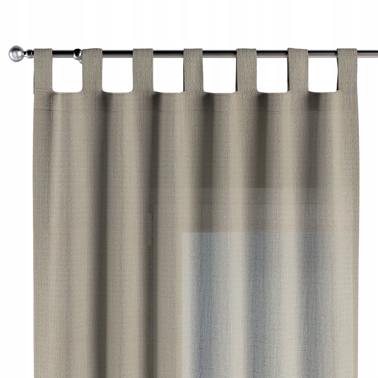 Záves na traky 1 ks 130 x 245 cm, hnedý