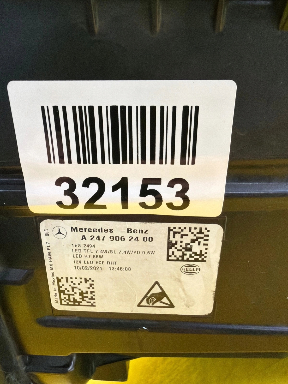 light right Mercedes GLB W247 Zwykla A2479062400
