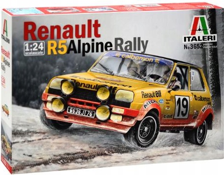 Renault R5 Alpine Rally 1:24 Italeri 3652