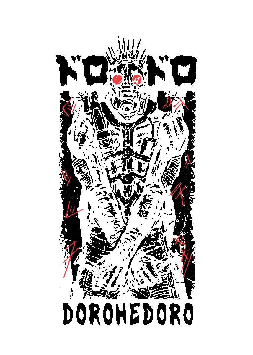 

Naprasowanka Dorohedoro Anime Naklejka Na Odzież 2