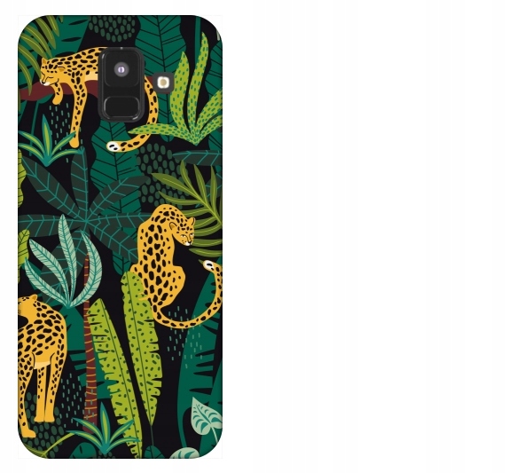 

Etui pokrowiec Samsung Galaxy A6 2018 Lampart pant